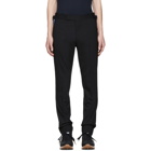 Paul Smith Black Embroidered Feather Trousers