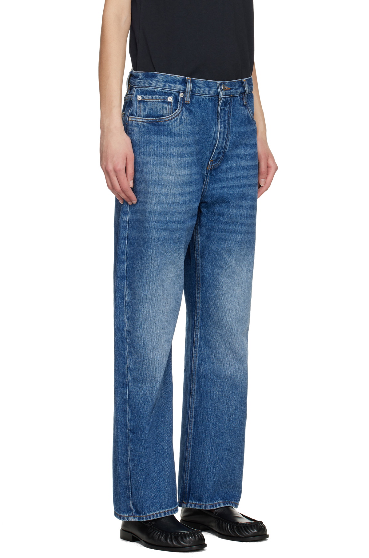 Studio Nicholson Blue Denjo Jeans