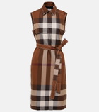 Burberry - Vintage Check cotton shirt dress