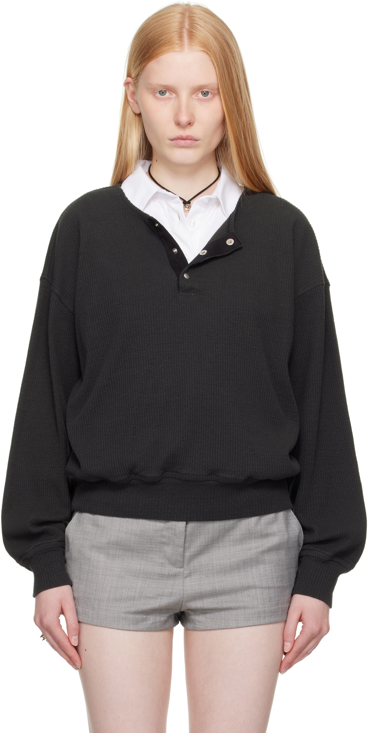 【OUR LEGACY】BALLON SWEATSHIRT 46 OUR LEGACY Gray Balloon Sweatshirt Our Legacy