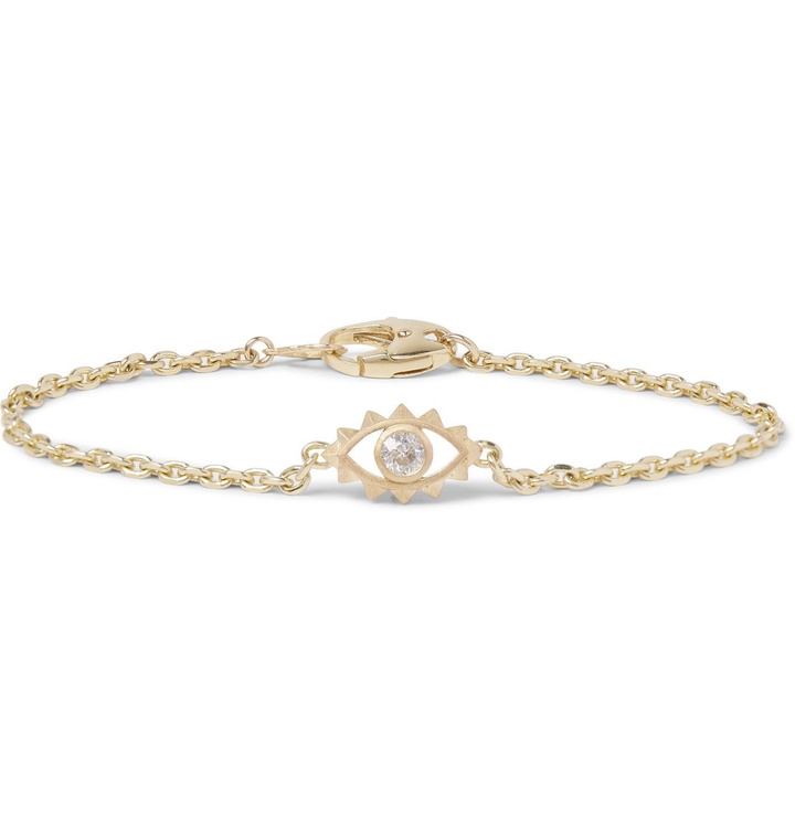 Photo: Luis Morais - 14-Karat Gold Diamond Bracelet - Gold