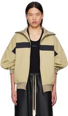 Fear of God Beige Stripe Track Jacket