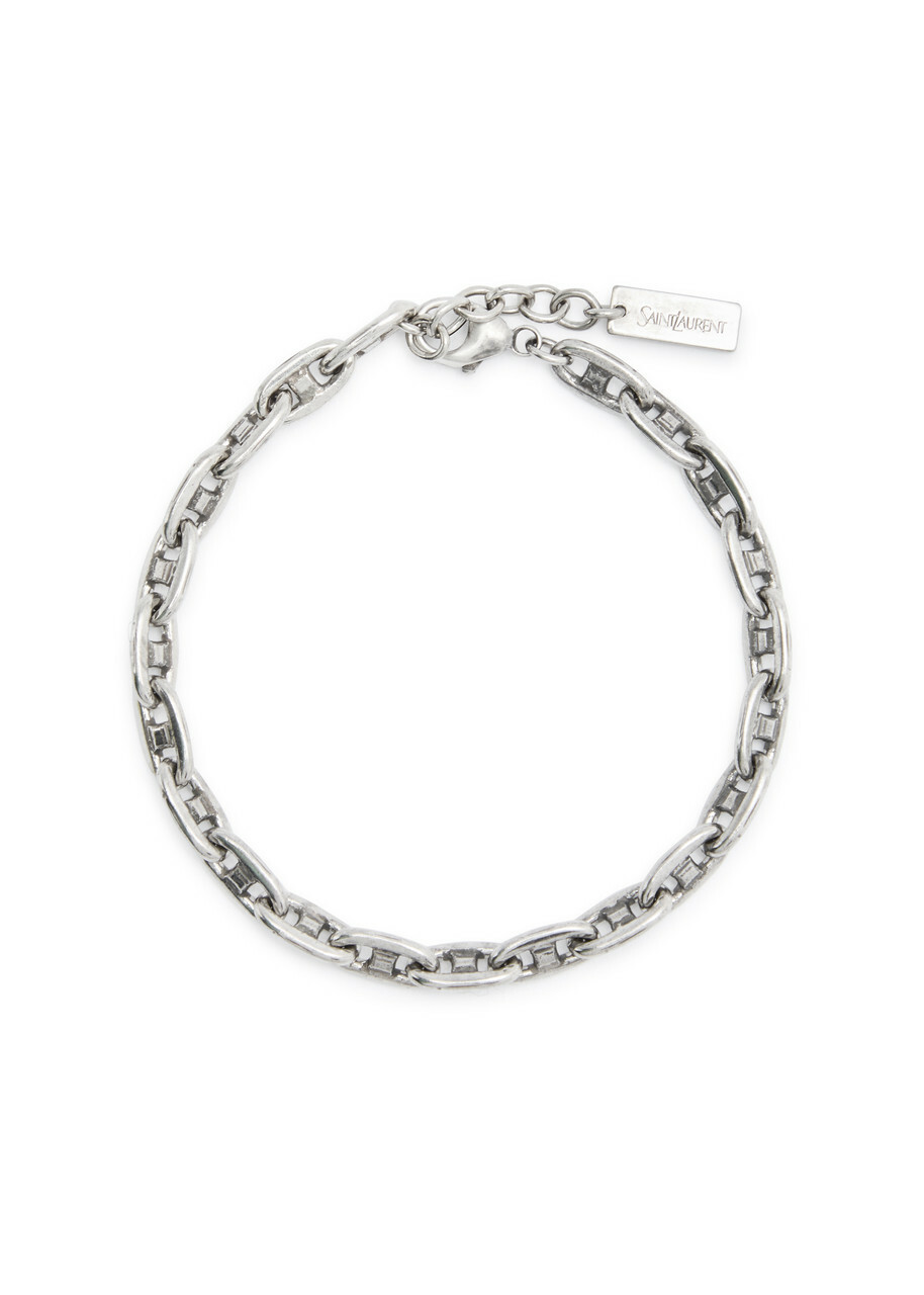 Yves Saint Laurent chain braceletシルバー925 Curb-chain bracelet in silver - Saint Laurent | Mytheresa