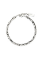 Saint Laurent Anchor Chain Bracelet Silver