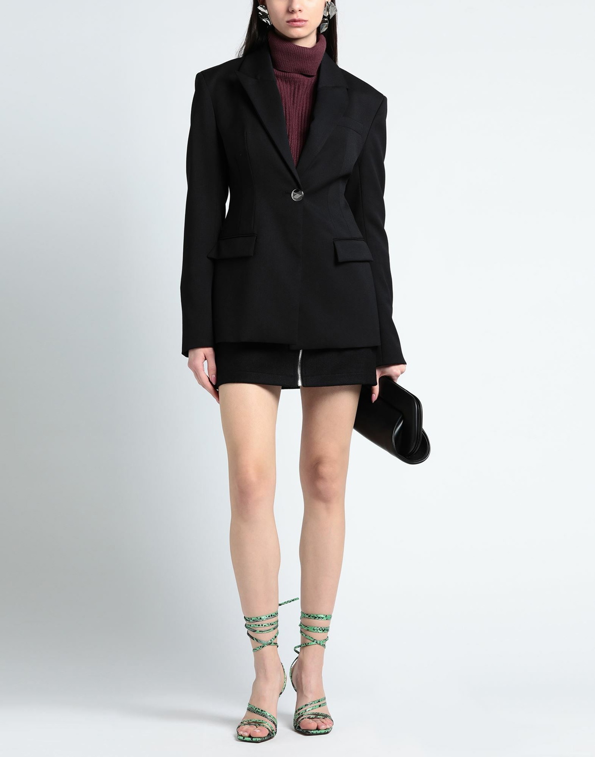 The Attico Womens Blazer in Black