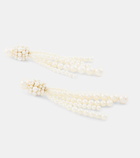 Sophie Bille Brahe Colonna Grande 14kt gold earrings with pearls