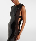 Christopher Esber Sequined midi dress