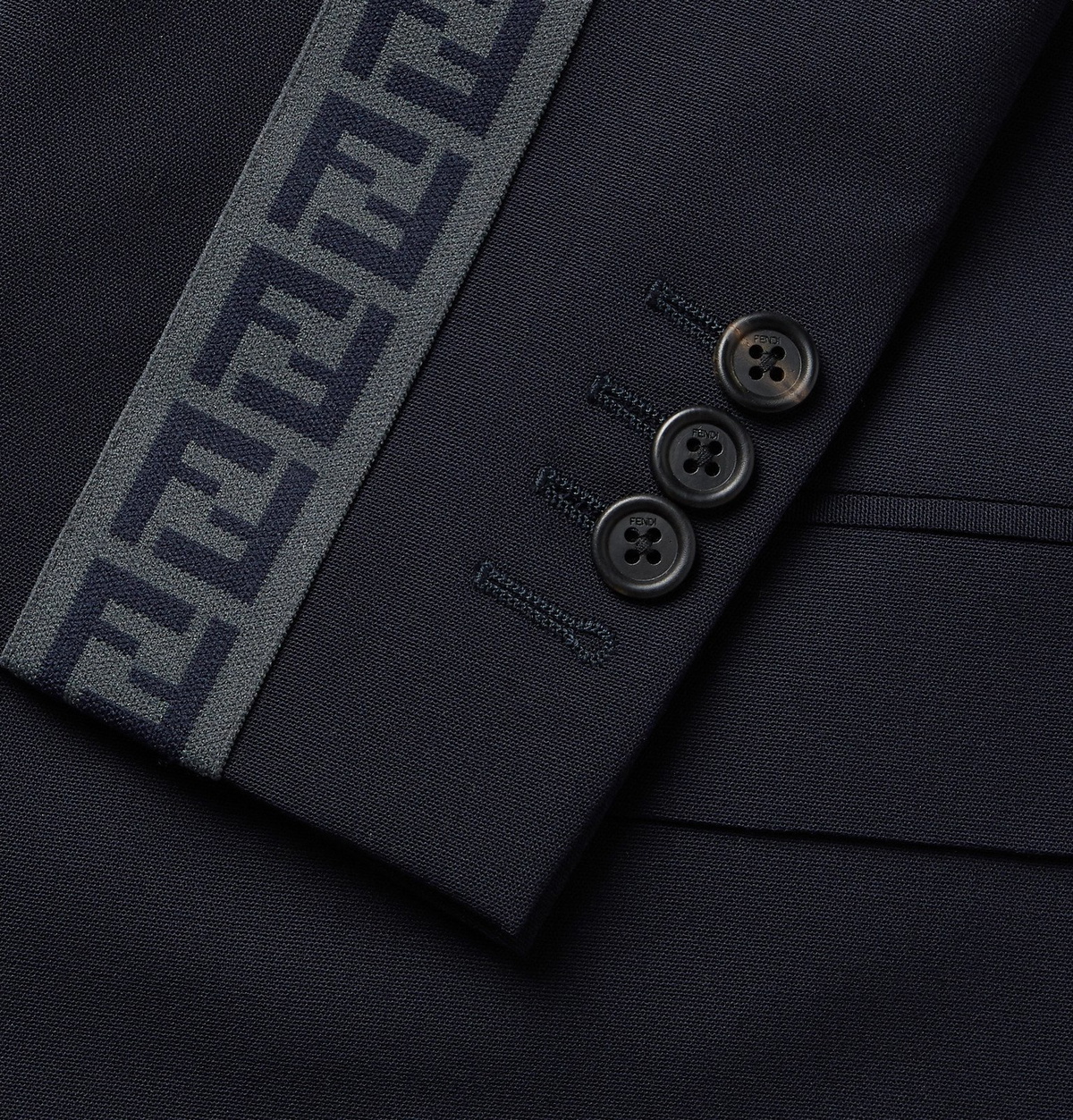 FENDI フェンディ 21SS Short Wool Blended Fabrics Plain Blazers 