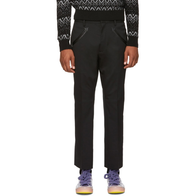 Photo: Dsquared2 Black Houndstooth Trousers