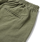 Folk - Linen and Cotton-Blend Shorts - Green