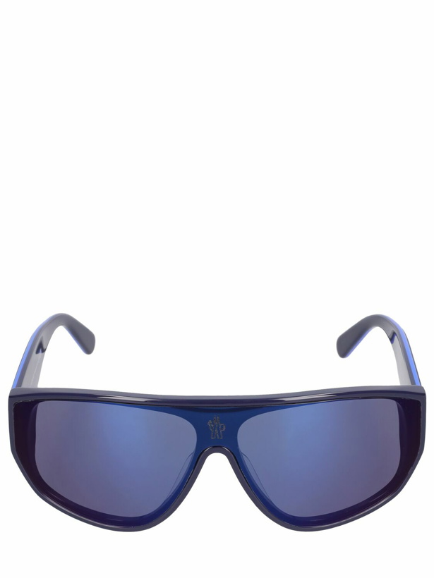 Photo: MONCLER Tronn Shield Acetate Mask Sunglasses