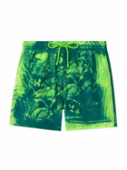 LOEWE - Paula's Ibiza Straight-Leg Short-Length Printed Swim Shorts - Green