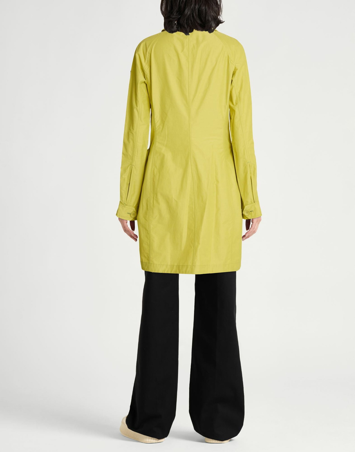 Peuterey Womens Overcoat & Trench Coat in Light green