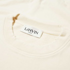 Lanvin Back Big Label Print Sweat