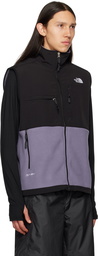 The North Face Purple & Black Denali Vest