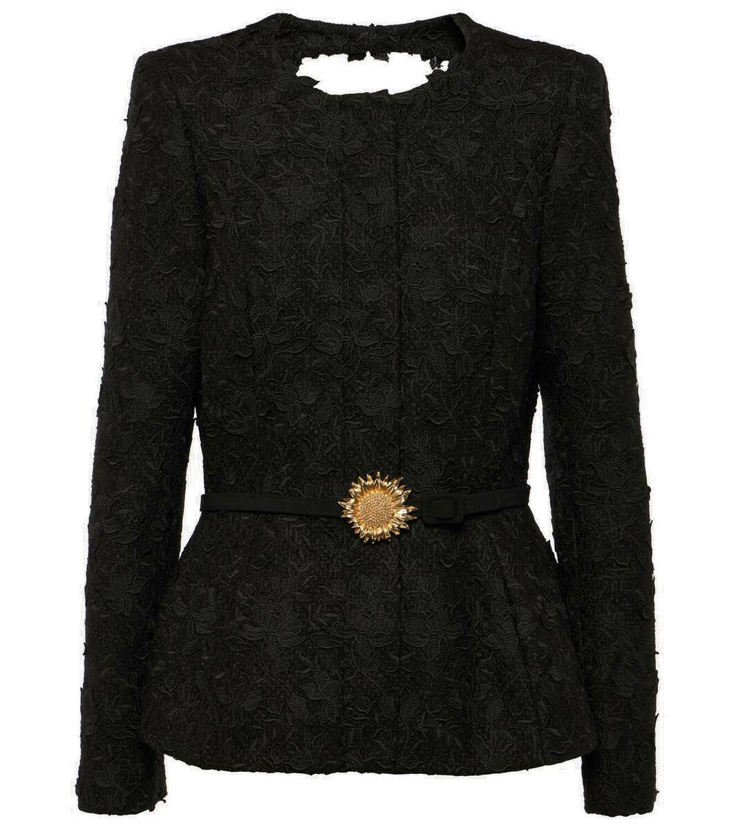 Oscar de la Renta Cotton-blend tweed jacket Oscar de la Renta