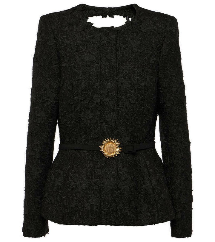 Photo: Oscar de la Renta Embroidered jacket