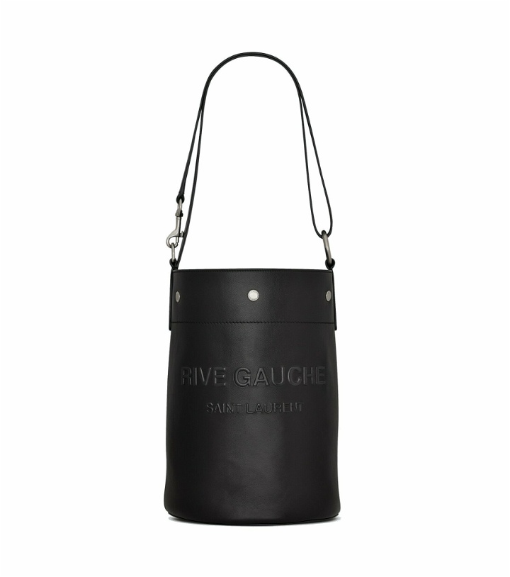 Photo: Saint Laurent - Rive Gauche leather bucket bag