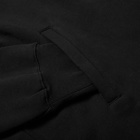 Uniform Bridge Men's Drawstring Popover Hoodie in Black