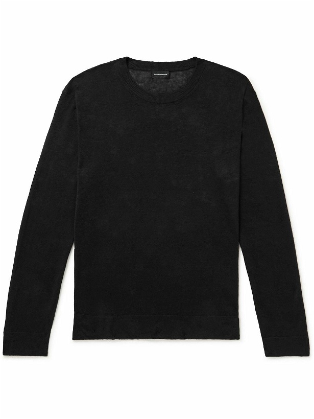 Photo: Club Monaco - Slim-Fit Linen Sweater - Black
