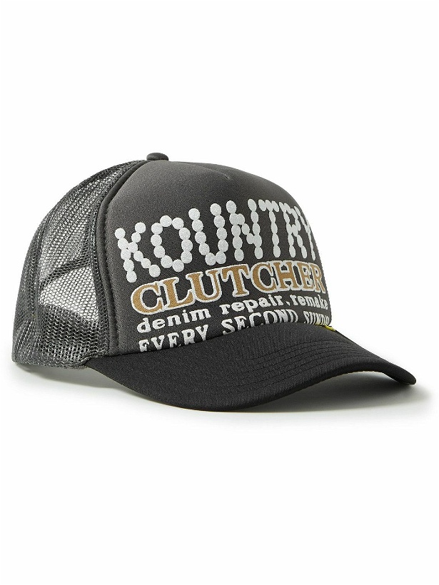 Photo: KAPITAL - Kountry Pearl Clutcher Printed Twill and Mesh Trucker Hat