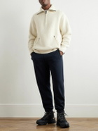 Loro Piana - Vogel Tapered Cotton and Cashmere-Blend Jersey Sweatpants - Blue