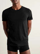 Zegna - Stretch-Cotton Jersey T-Shirt - Black