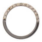 Maison Margiela Gunmetal Cut-Out Ring