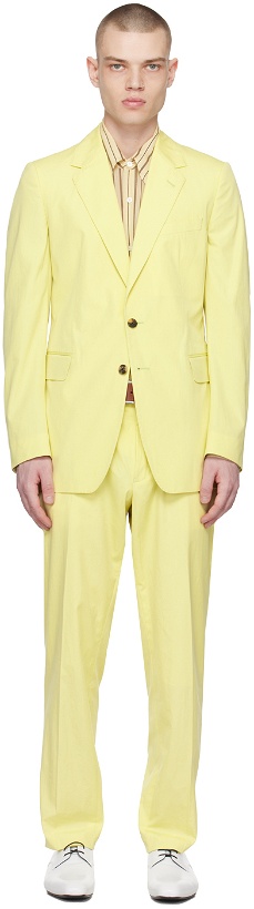 Photo: Dries Van Noten Yellow Two-Button Suit