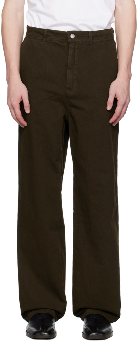 Mark Kenly Domino Tan Studio Brown Pedro Trousers