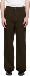 Mark Kenly Domino Tan Studio Brown Pedro Trousers