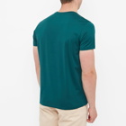 Moncler Men's Multi Logo T-Shirt in Military Green