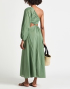 Matteau Womens Maxi dress Military in Green