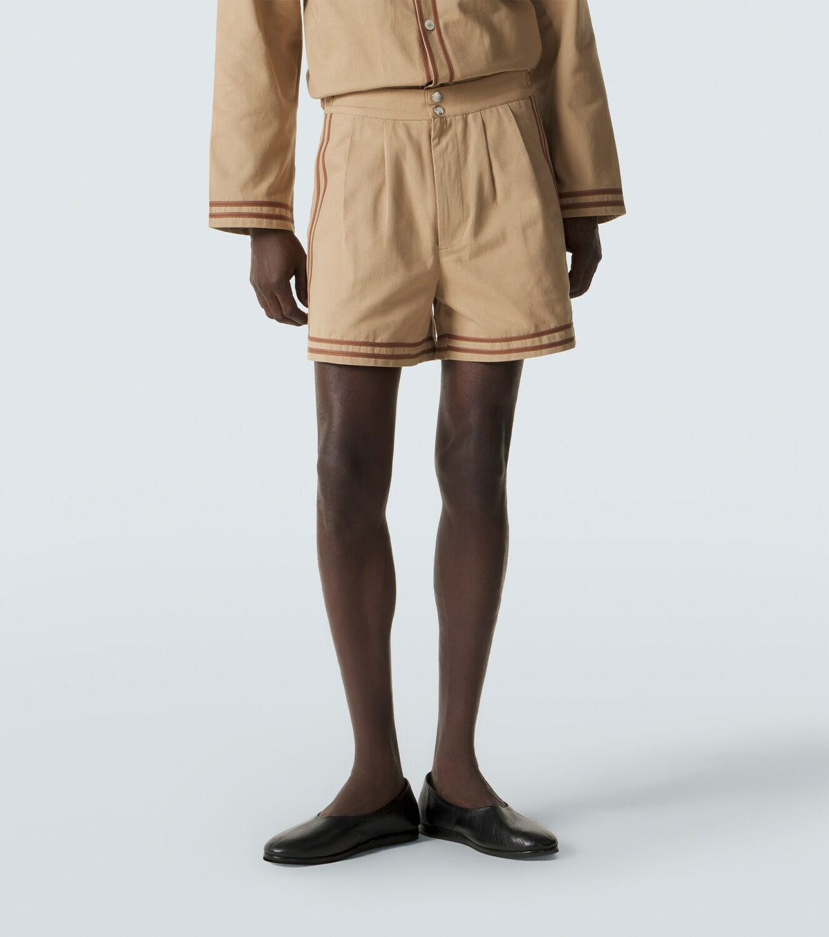 Bode Cotton twill Bermuda shorts