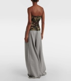 Vetements Corset cotton top