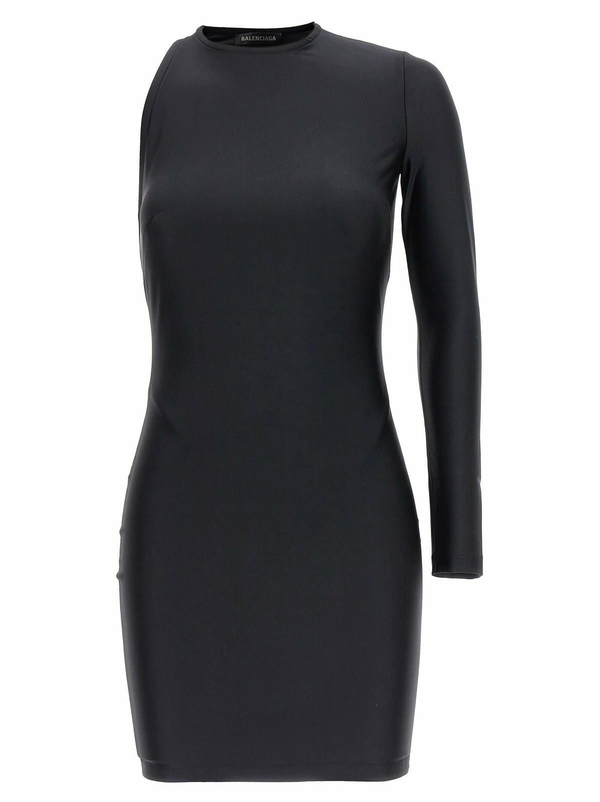 ワンピース BALENCIAGA Black stretch nylon mini dress Balenciaga - Logo minidress Balenciaga