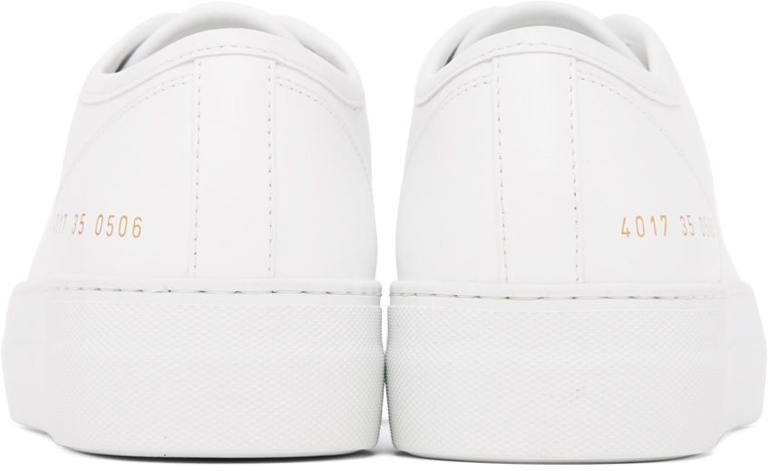 Common Projects White Tournament Super Low Sneakers