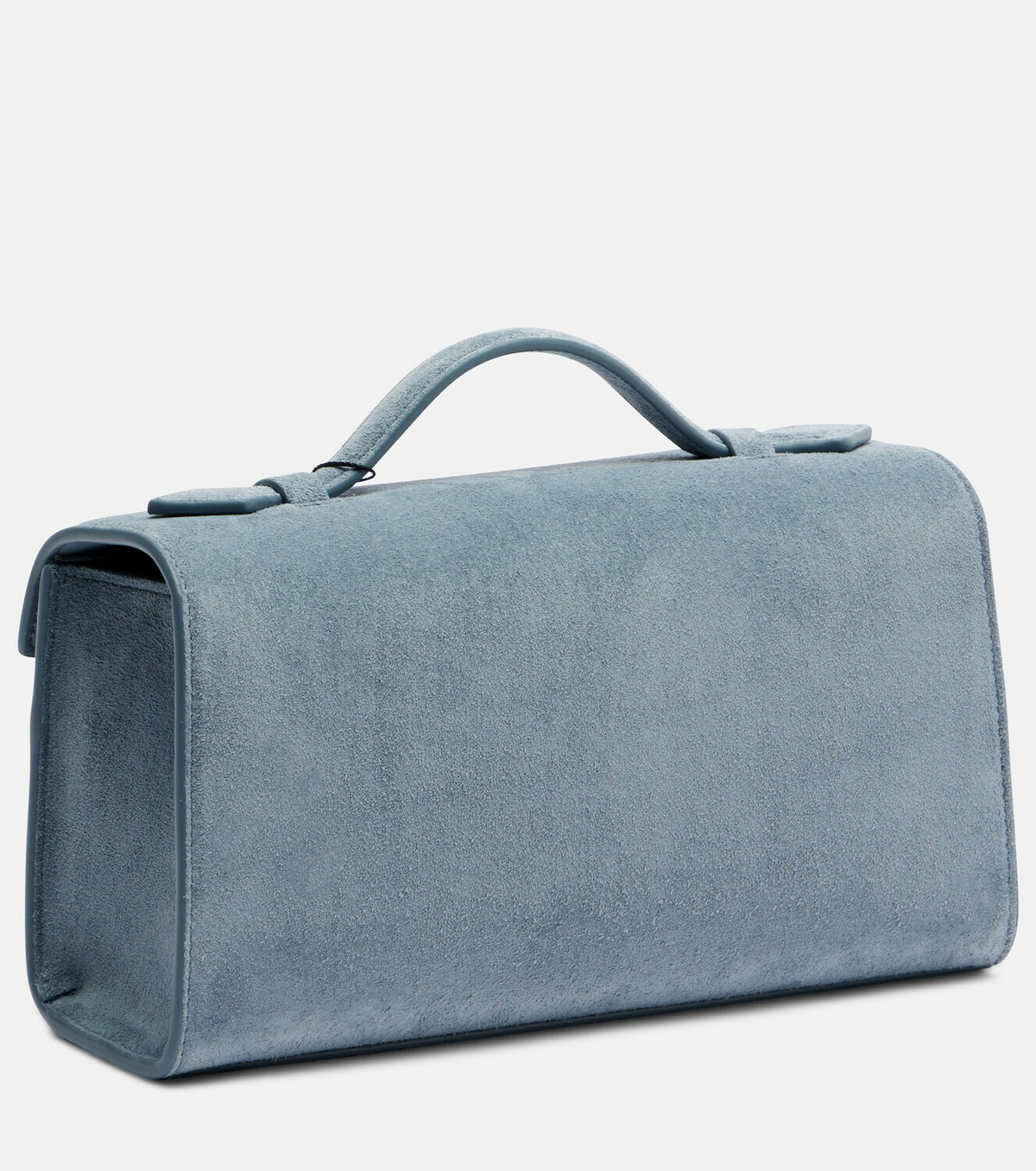 Savette Symmetry Pochette Mini suede top-handle bag