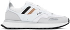 BOSS White Jonah Runn Sneakers