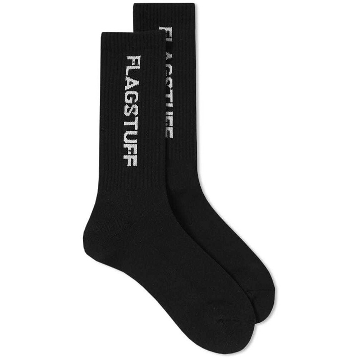 Photo: FLAGSTUFF Logo Sock Black