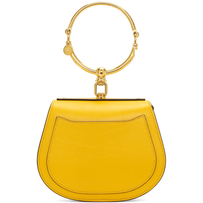 Chloe Yellow Small Nile Bracelet Bag Chloe