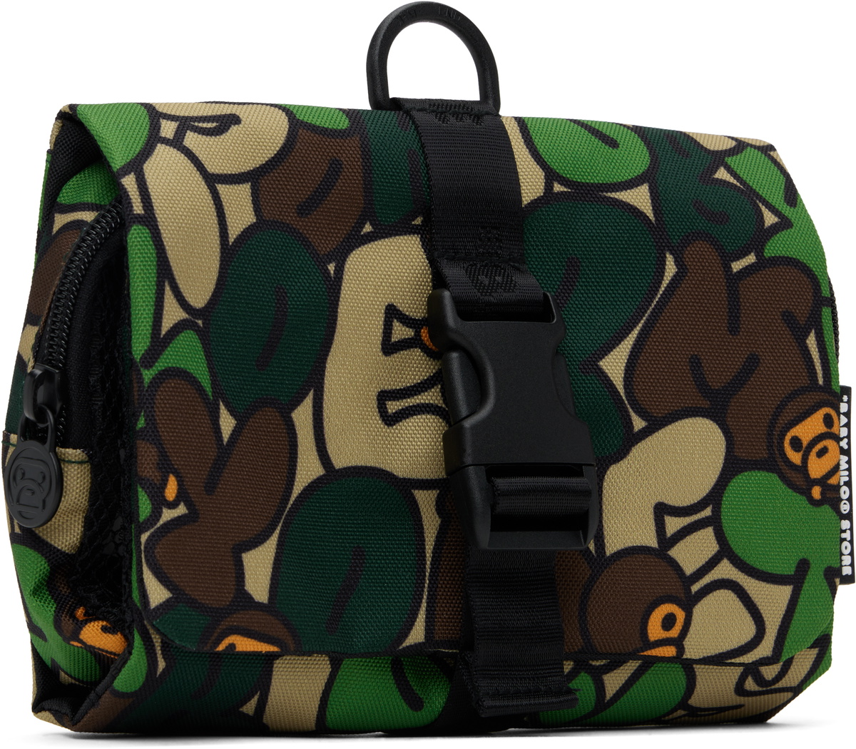 BAPE Brown & Green Baby Milo Hanging Case Pouch A Bathing Ape