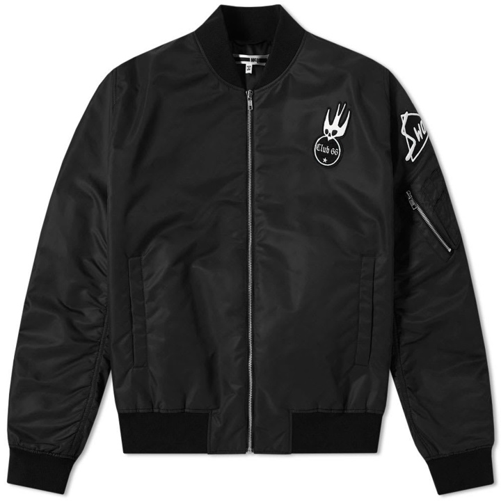 Photo: McQ by Alexander McQueen Cave MA-1 Jacket Black