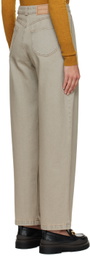 See by Chloé Beige Pocket Jeans
