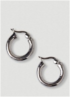 Classic Thick Small Hoop Earrings in Silver
