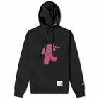 Maison MIHARA YASUHIRO Men's Bear Print Hoody in Black