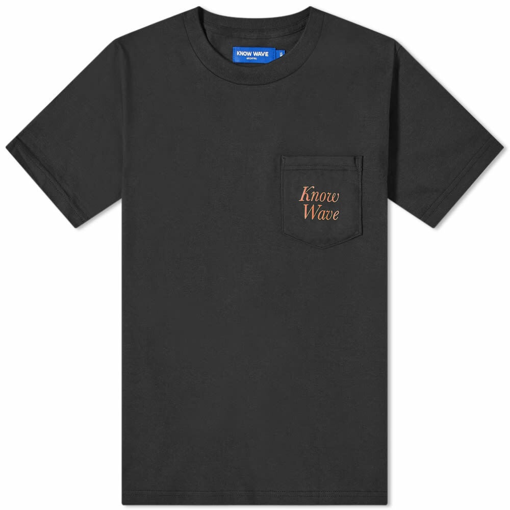 Photo: Know Wave Men's Serif Pocket T-Shirt in Black