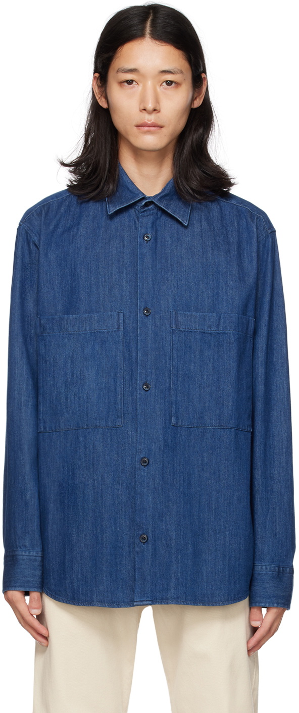 NN07 Indigo Freddy Denim Shirt NN07