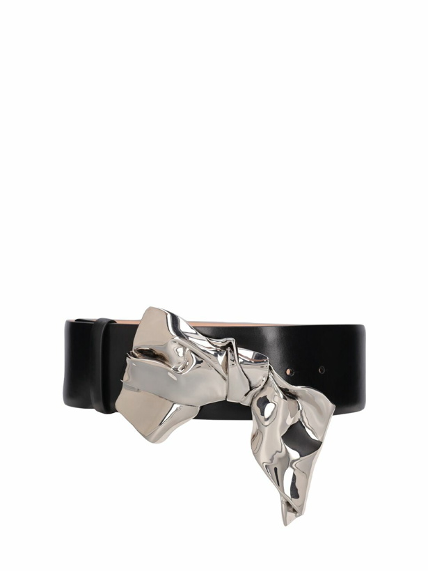 Photo: ALEXANDER MCQUEEN - The Metal Fold Leather Belt