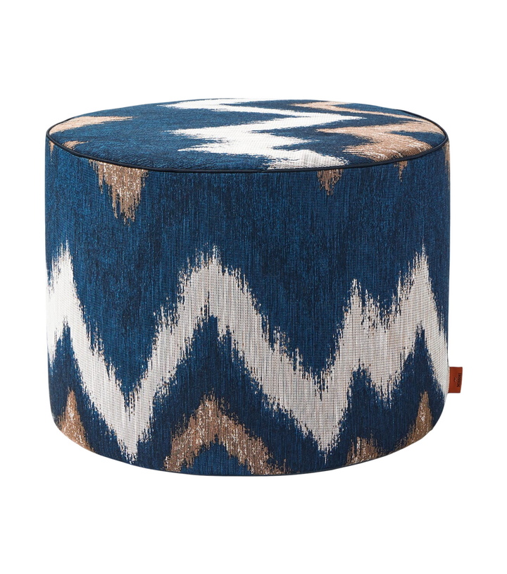 Photo: Missoni Ikat Zigzag pouf
